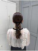 【本多担当】お呼ばれヘア♪大人可愛い編み下ろしヘア