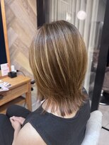 ペッツ プロフェッショナル(PETZ PROFESSIONAL)&nbsp;結べる長さのレイヤーボブ×ハイライト