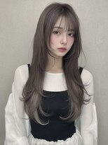 ロッソ 大橋店(Rosso)&nbsp;暗めアッシュの流れるレイヤー【大橋】