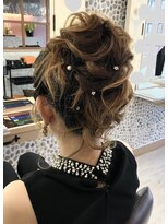 ブロッサム ヘアデザイン(blossom)&nbsp;ふんわり上めアップ