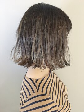 クラン(clan) 【clan】切りっぱなしボルドーカラーフェザーロング