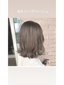 サロンドミルク 原宿(salon de MiLK) サロンドミルク　人気のオリーブベージュ