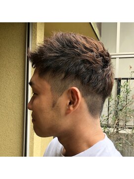 メンズベリーショート 刈り上げツーブッロク L サロンエヌズ Salon Nz のヘアカタログ ホットペッパービューティー