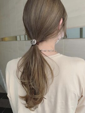 グロウ 上野御徒町(grow) ピンクベージュ/ハイライトカラー/小顔/ボブルフ[上野/御徒町］