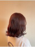 ブリーチ無!くびれゆる巻ピンクブラウン