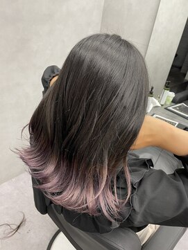 ファイブバイジエクト 堀江(FIVE by The Ect) ピンクパール　裾カラー