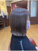 切りっぱなしボブ