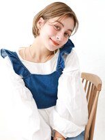 テトテ 三宮店(Tetote)&nbsp;【tetote三宮】ハイトーンカラー/ 大人ショートシルキーベージュ