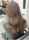 ハイライトダブルカラーケアブリーチインナーカラーグレージュ