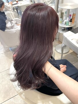 ザックラフィネ(ZACC raffine) /カシスレッド/暖色カラー/レッドカラー/ラベンダーカラー/艶髪