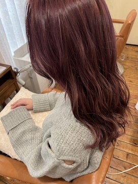 ヘア ミーツ ドレス プレローマ(HAIR meets dress pleroma) 秋色/ピンクベージュ