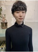 くせ毛と、ショートと、パーマ。
