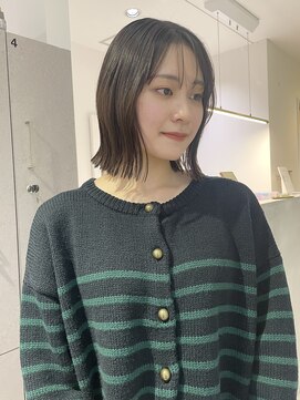 ヨーク(YOKE) 【 YOKE 】切りっぱなしボブ結べるボブシースルーバング