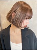 韓国ボブくびレイヤーエモージュケアカラーイヤリングカラーt322
