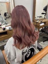 アジールヘア 北千住駅西口店(agir hair)&nbsp;透明感のあるピンクブラウンイルミナカラー北千住
