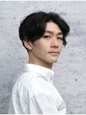 メンズナチュラルセンターパート<理容室><MEN'S/中野/バーバー>
