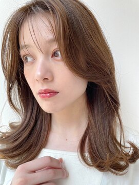 ケーツー エソラ池袋店(K-two) くびれミディ*ミディアムロング*顔周りレイヤー*前髪カット