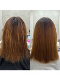 トリートメントでは収まらない癖にsins式髪質改善酸性ストレート