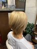 【ブリーチ】ダブルカラー＋カット＋ケラスターゼトリートメント