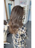 白髪ぼかしハイライト×アッシュベージュ