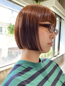 カート バイ デコ(Kurt by DECO) 【小倉修也　ディープオレンジミニボブ】