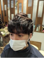 ヴィシュヌヘアー Visnu Hair メンズツーブロックマッシュショート