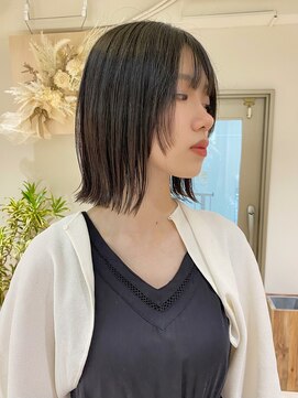 クーナバイトマト 横浜(Cuna by TOMTO) 【RYOSUKE】外はねボブ_まとまりボブ_フェイスレイヤー