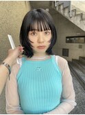◎ショートレイヤーボブウルフ縮毛矯正10代20代30代