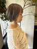 大人の為のデザインカラー【白髪ぼかしハイライト】＋似合わせカット  ￥16900