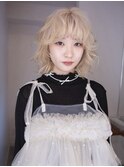 【TAIKI NOGUCHI】ブロンド×カーリーヘア