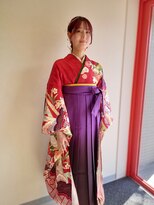 桜デコルポル(桜DECOルポル) 卒業式の袴着付け☆2