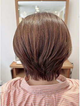 ボヌールヘアー(BONHEUR hair) 【ショートレイヤー】耳かけショート 朝ラク 時短 こなれヘア