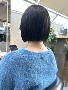 ロンド 表参道店(Lond) ボブ/ミニウルフレイヤーカット顔周り前髪韓国ショートボブ