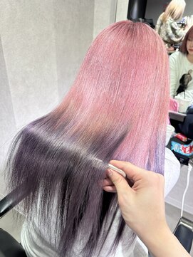 ゲームバイアランスミシー 心斎橋(GAME by Alan Smithee) グラデーションカラー/ケアブリーチ