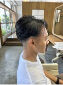 アップバングマッシュ