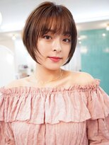 ロミー 本厚木(ROMMY.) 20代~50代☆フェザーショート前髪ありマロンベージュ本厚木