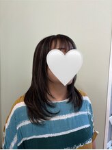 ルナ 深沢店(LUNA) ハイレイヤー × 白髪ぼかしハイライト