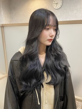 アンサム 久留米店(UNSOME) レイヤーカット × ブルーブラック