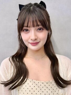 サンドレオ 新宿店(sand Leo) 黒髪小顔/顔周り/ヘイリーボブ/レイヤー/髪質改善/縮毛矯正/新宿