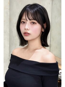 ロンドリゼル 札幌(Lond RiseL) オリーブグレー/ボブ/顔周り/小顔/レイヤー/髪質改善/縮毛矯正