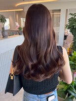 ベル サウス(BHEL south)&nbsp;津市ロングレイヤーカットハッシュカット透明感カラー重めロング