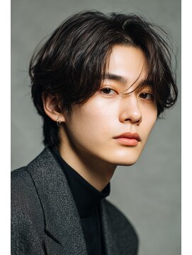 メンズ センターパート