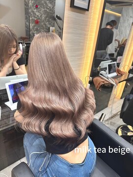 ラピス 大阪アメ村店(Lapis) ミルクティーブラウン!可愛いです!