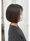 襟足ギリギリボブ