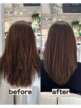 シゲ 自由が丘店(SHIGE) 白髪染めも髪質改善カラーでマイナス10歳40代50代グレイカラー