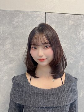 ガルボヘアー 名古屋栄店(garbo hair) #ミディアムレイヤー#レイヤー#レイヤーカット#韓国風