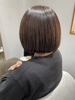 2195ヘアー 世田谷代田(2195hair)&nbsp;地毛風カラー/切りっぱなしボブ/髪質改善/地毛風ストレート