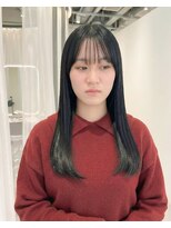 ハーツオオサカ(HE:ARTS OSAKA)&nbsp;小顔魅せ韓国女優暗髪ロング