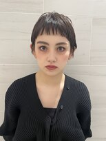 ピークアブー アヴェダ ギンザシックス(PEEK-A-BOO AVEDA GINZASIX)&nbsp;ベリーショート/オン眉/ショートヘア/黒髪ショート/ワイドバング