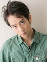 モッズヘア メン 上尾東口店(mod's hair men)&nbsp;30代40代ダークブラウンかき上げ決まるビジネス韓国ヘアY上尾